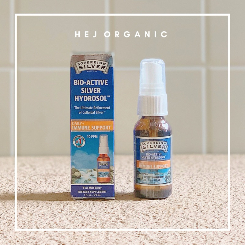 Sovereign Silver Bio Active Silver Hydrosol Colloidal Silver Spray Anti Bakteri Anti Virus Alami 29 ml
