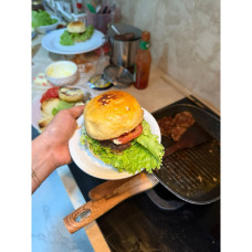 Roti Hokkaido Burger Bun Soft Sourdough Premium With Finest Ingredients