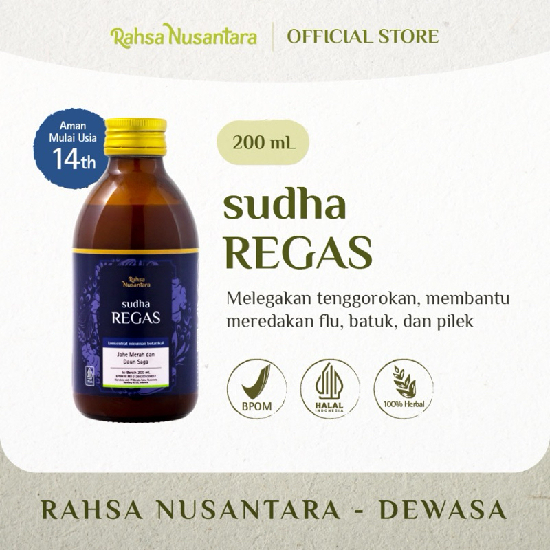 Sudha Regas Dewasa 14+ Demam & Bapil By Rahsa Nusantara