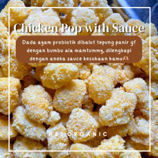 Chicken Pop Gluten Free With Blackpepper Sauce & Mushrooom Sauce