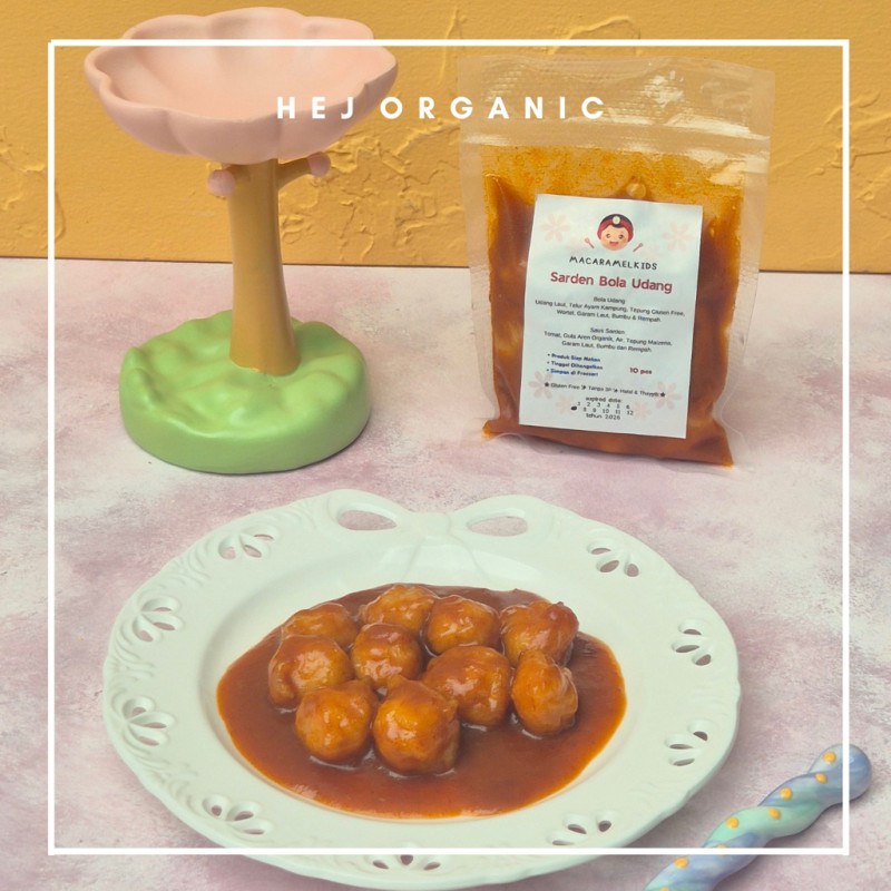 Sarden Bola Udang, Rendang Blondo Bola Daging Menu Mpasi By Macaramel Kids