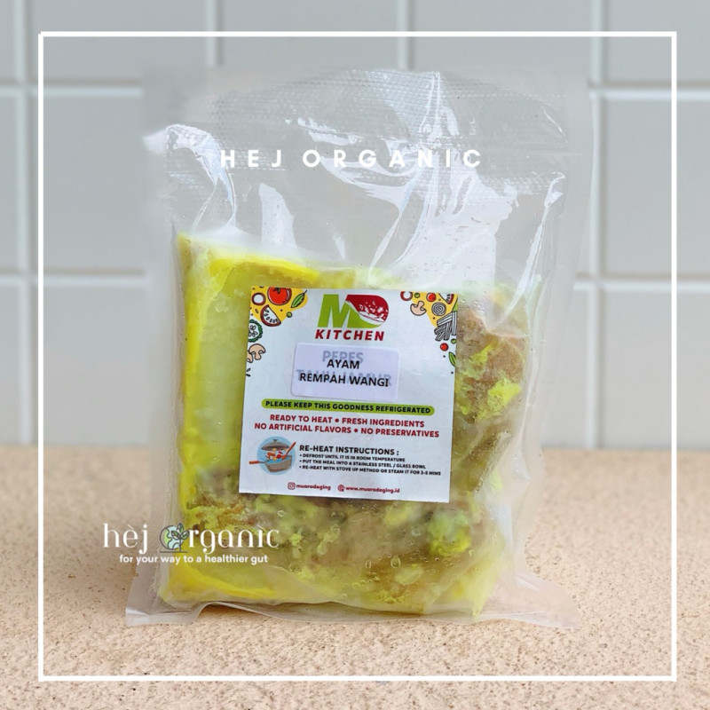 Ayam Ungkep Kuning, Ayam daun Jeruk, Ayam Ungkep Rempah & Ayam Ungkep Serundeng Organik Tanpa Msg Tanpa Gula