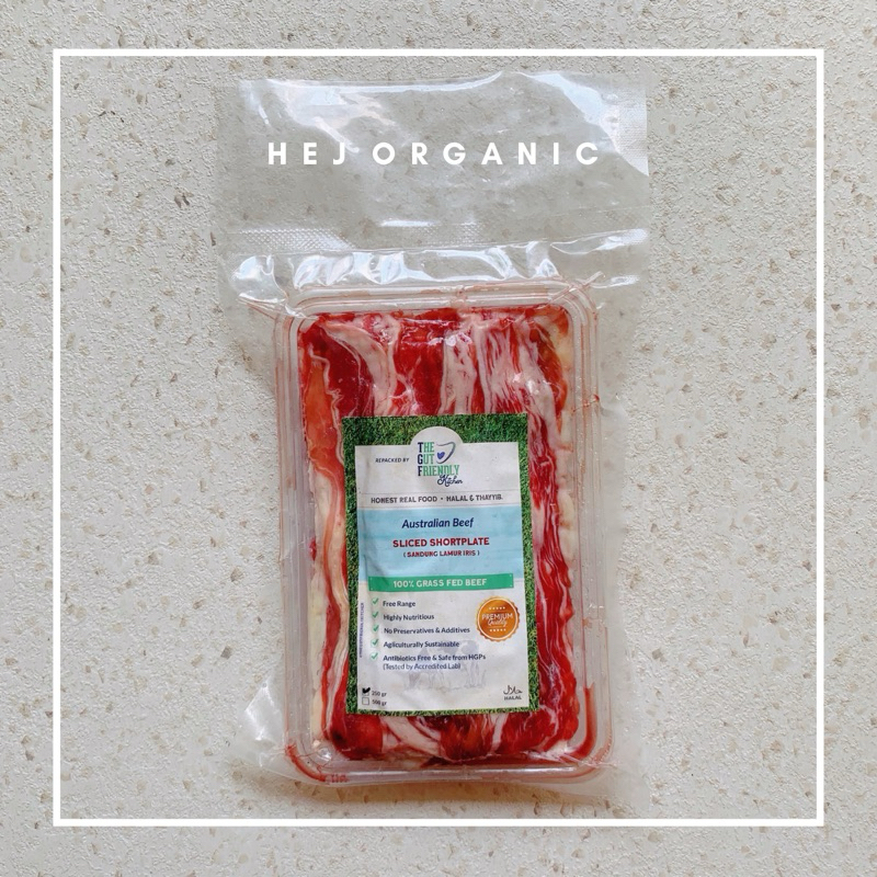 Shortplate Sliced & Veal Sliced 100 % Grassfed Beef By The Gut Friendly Kitchen