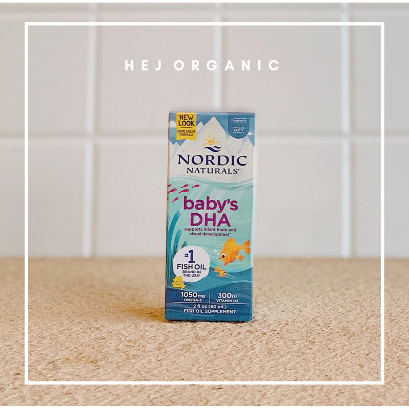 Fish Oil Baby DHA ( New Born ) By Nordic Naturals 60 Ml