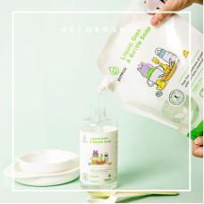Liquid Dish & Bottle Soap Sabun Cuci Piring Refill By Pureco 1450 Ml