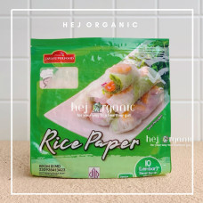 Rice Paper 10 Lembar & 50 Lembar Bulat, Kulit Lumpia, Vietnamese Roll Rice Paper, Spring Roll Halal