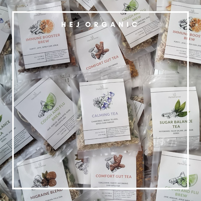 Tisane Untuk Batuk Flu, Immune & GERD   Herbal Teh Rempah Alami