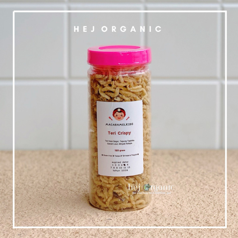Teri Crispy Tanpa Terigu Snack Protein By Macaramel Kids & Bebisuka