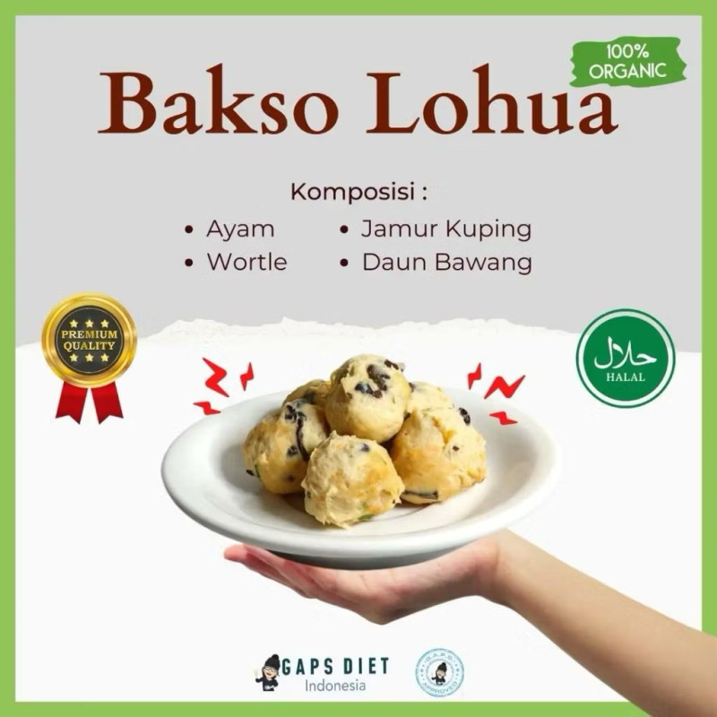 Bakso Lohua Organik Tanpa Tepung Egg Free Dairy Free Include Kuah Kaldu By Gaps Diet Indonesia