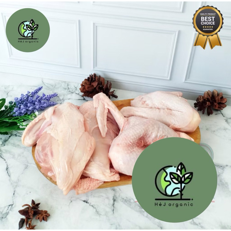 Ayam Kampung & Negri Probiotik Free Range Bersertifikasi Organik Indonesia Potong 8