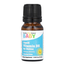 Vitamin D3 baby 400 iu california gold nutrition